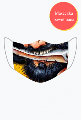 Maseczka z Ustami Wojownika