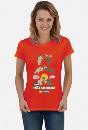 Łoś wakacje słońce. Pada