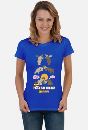 Łoś wakacje słońce. Pada
