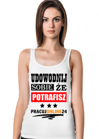 Koszulka Damska bez rękawów - PracujOnline24