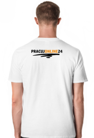 Koszulka Męska Biała - PracujOnline24 - Udowodnij sobie że potrafisz