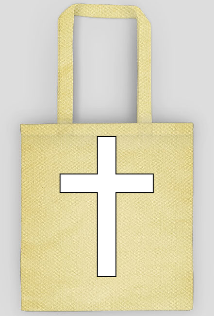 KRZYŻ ŁACIŃSKI - torba chrześcijańska
