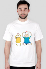 Finn i Jake Koszulka Biała