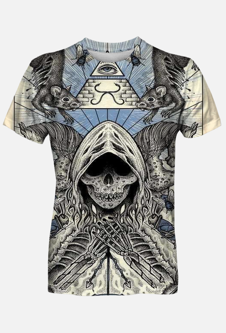 CZASZKA W KAPTURZE ILUMINATI