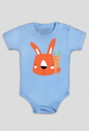 body niemowlęce śpiący króliczek