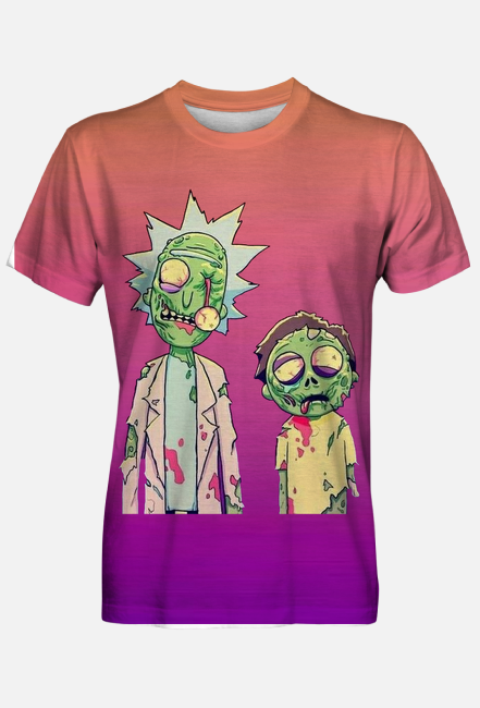 RICK AND MORTY ZOMBI FULPRINT