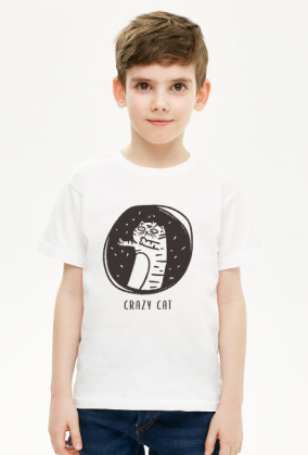 koszulka crazy cat
