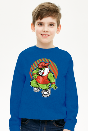 bluza dla chłopca z nadrukiem