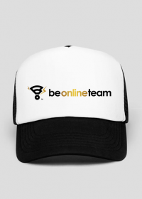 Czapka czarna - złote logo BeOnlineTeam