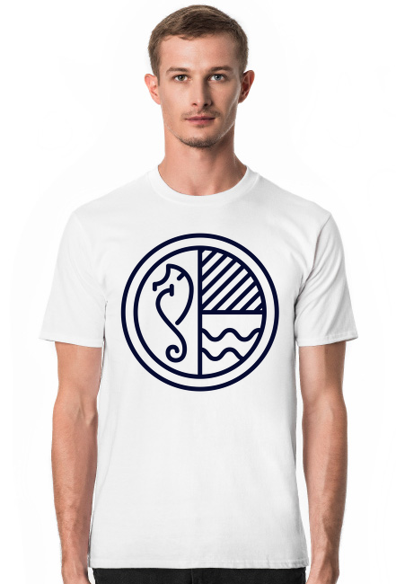 Koszulka t-shirt męska - MARINE by Visit Gdynia