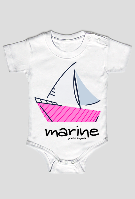 Body dziewczęce, białe - MARINE by Visit Gdynia