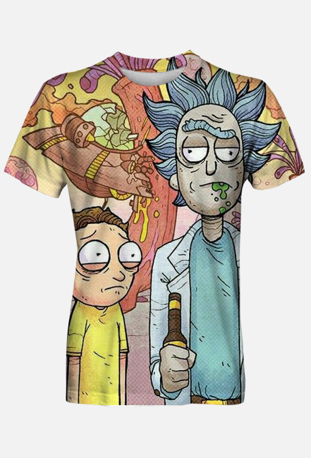 rick and morty full print