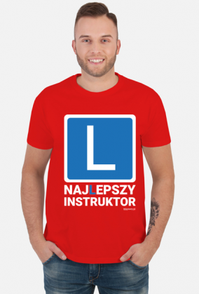 NAJLEPSZY INSTRUKTOR L T-SHIRT