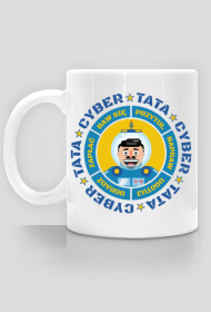Cyber Tata - Kubek biały dla taty