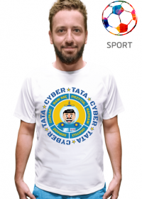 Cyber Tata - Koszulka męska sportowa dla taty