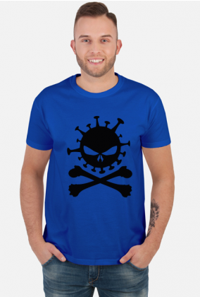 T-shirt Męski Virus Crossbones
