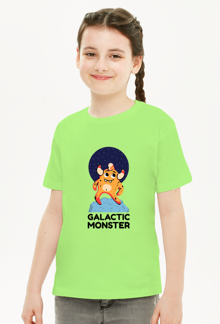 Koszulka dziewczęca Galactitc Monster