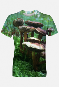 Moss Mushroom Family Fullprint