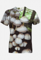 White Mushroom Family Fullprint