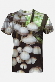 White Mushroom Family Fullprint