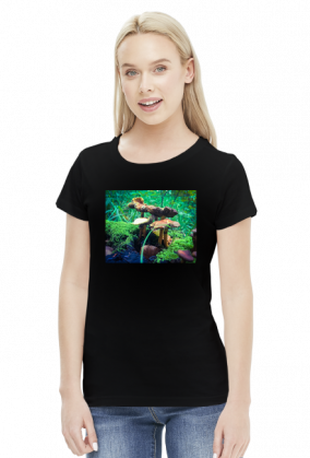 Moss Mushroom Soldiers Black Lady