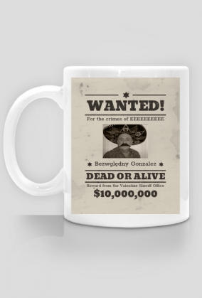 bezwzględny gonzalez kubek