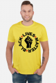 T-shirt Męski Black Lives Matter Fist