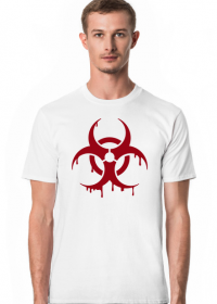 T-shirt Męski Biohazard Blood