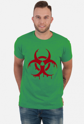 T-shirt Męski Biohazard Blood