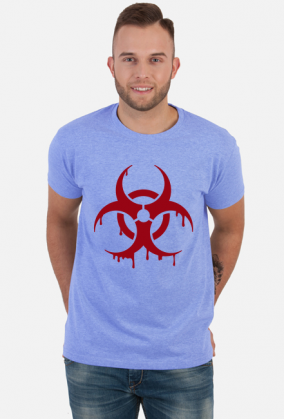 T-shirt Męski Biohazard Blood