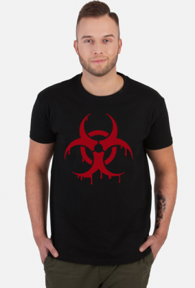 T-shirt Męski Biohazard Blood