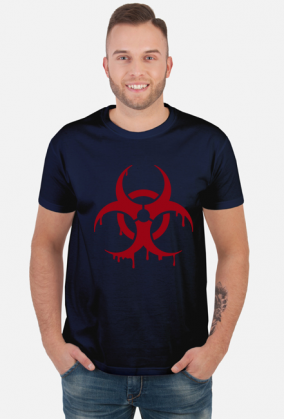 T-shirt Męski Biohazard Blood