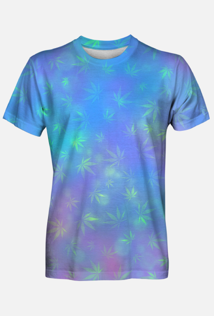 Bluzka Męska Liście Marihuany #2