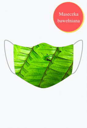 Green leaves mask