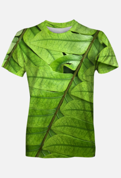 Mystic Forest Green Leaves Fullprint