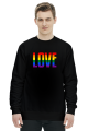 LOVE LGBT TĘCZA BLUZA SWEATER