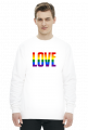 LOVE LGBT TĘCZA BLUZA SWEATER