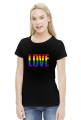 LOVE LGBT TĘCZA KOSZULKA