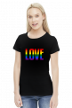 LOVE LGBT TĘCZA KOSZULKA