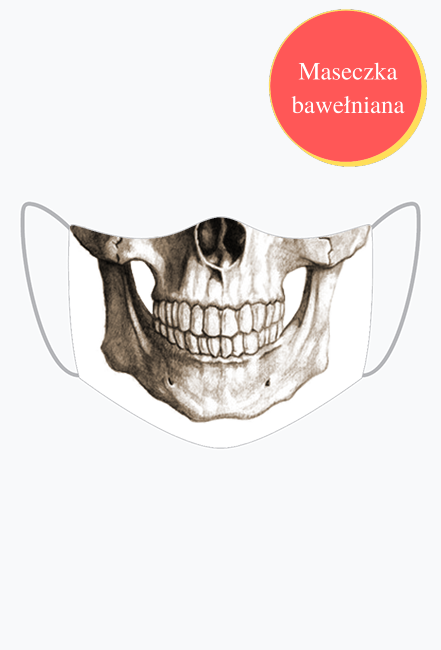 Maseczka czaszka