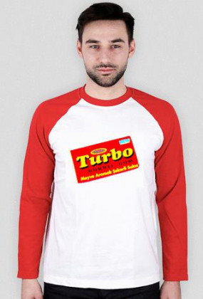TURBO - longsleeve czerwono-biały