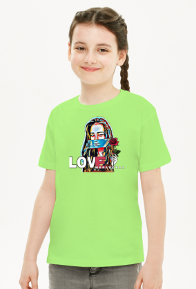 tshirt lovE (black/white/green)