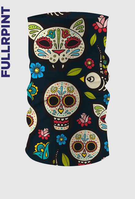 Komin mexico black kolorowe maseczki kominy