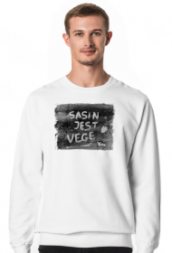 Sasin jest vege. Z długim rękawem. Autorski projekt.