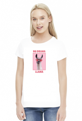 Koszulka damska No Drama LLama