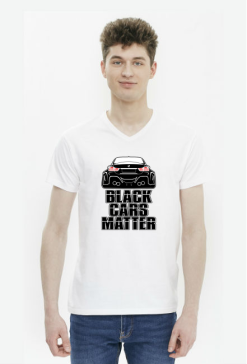 Black Cars Matter - M4 WB (koszulka męska v-neck)