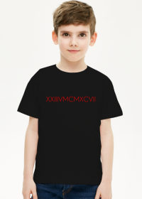 tshirt XX unisex (biały/czarny)