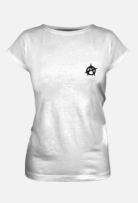 Biały T-Shirt "ANARCHY" (DAMSKA)
