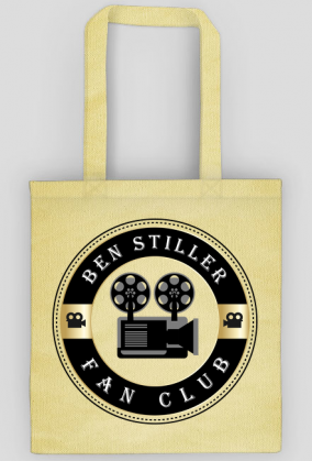 Ecological shopping bag Ben Stiller Fan Club logo