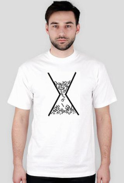 TIME - t-shirt biały